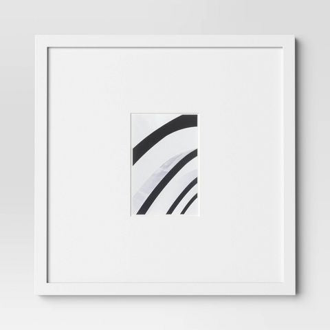 15"x15" to 4"x6" Square Wall Frame White - Threshold™ - Niles Brothers