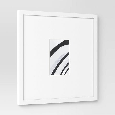 15"x15" to 4"x6" Square Wall Frame White - Threshold™ - Niles Brothers