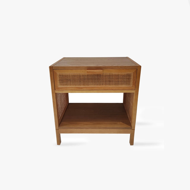 Emmerson Caned Side Table - Niles Brothers