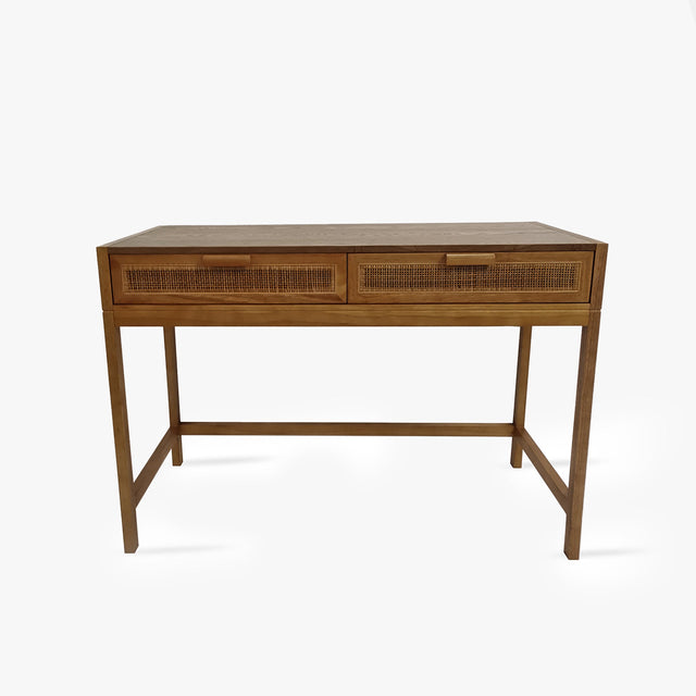 Emmerson Caned Writing Desk - Niles Brothers