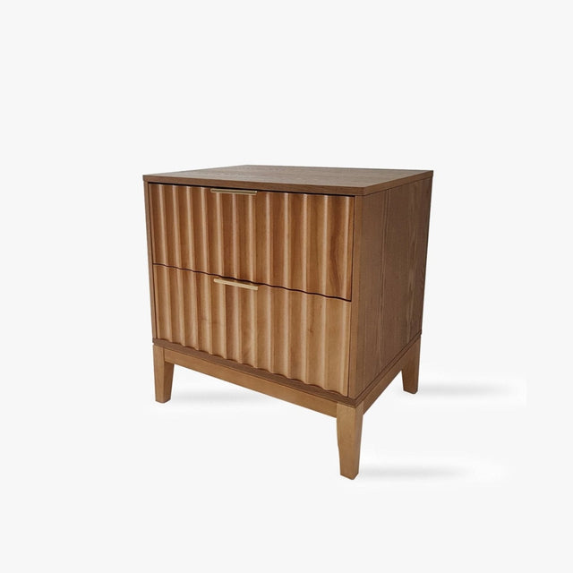 Maczine Scalloped End Table - Niles Brothers