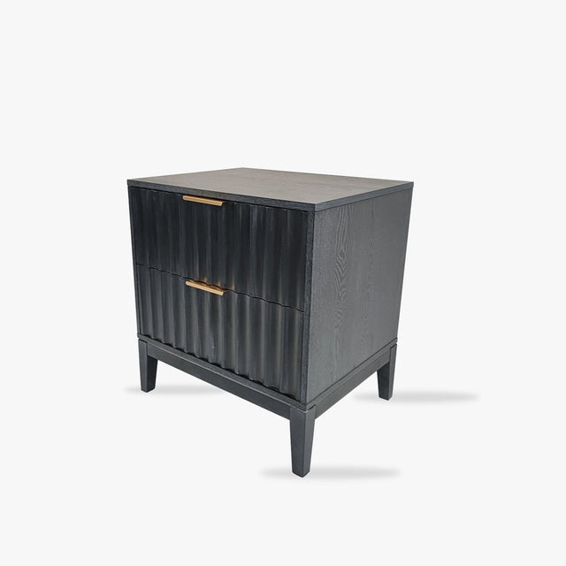 Maczine Scalloped End Table - Niles Brothers