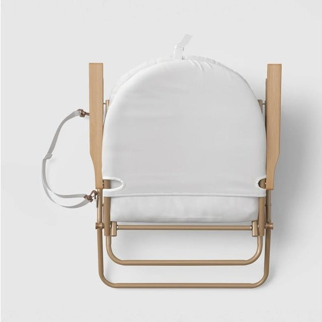 Padded Folding Beach Chair Cream - Threshold™ - Niles Brothers