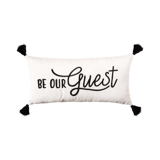 Be Our Guest Embroidered Pillow - Niles Brothers