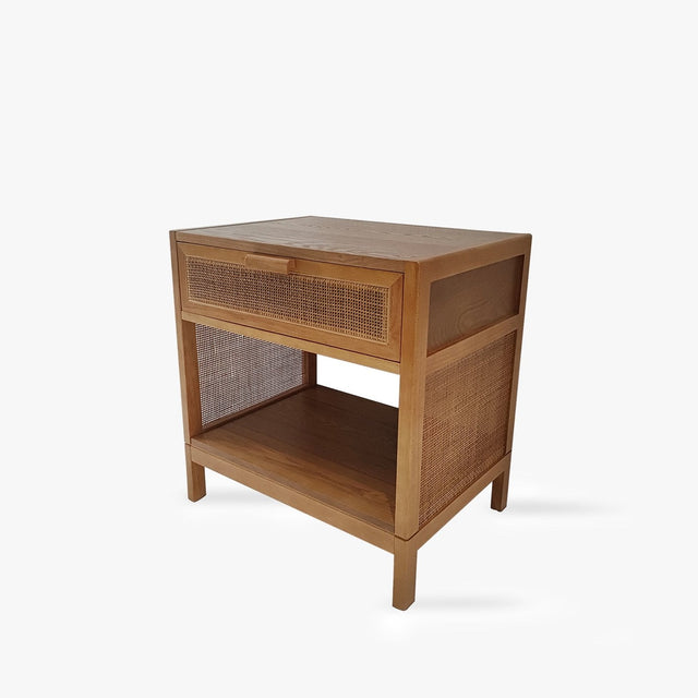 Emmerson Caned Side Table - Niles Brothers