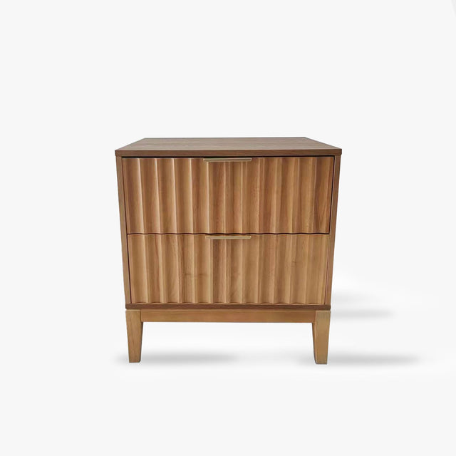 Maczine Scalloped End Table - Niles Brothers
